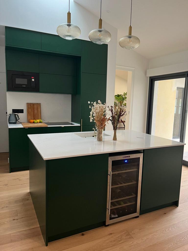 Cuisine marbré & cachemire & noyer