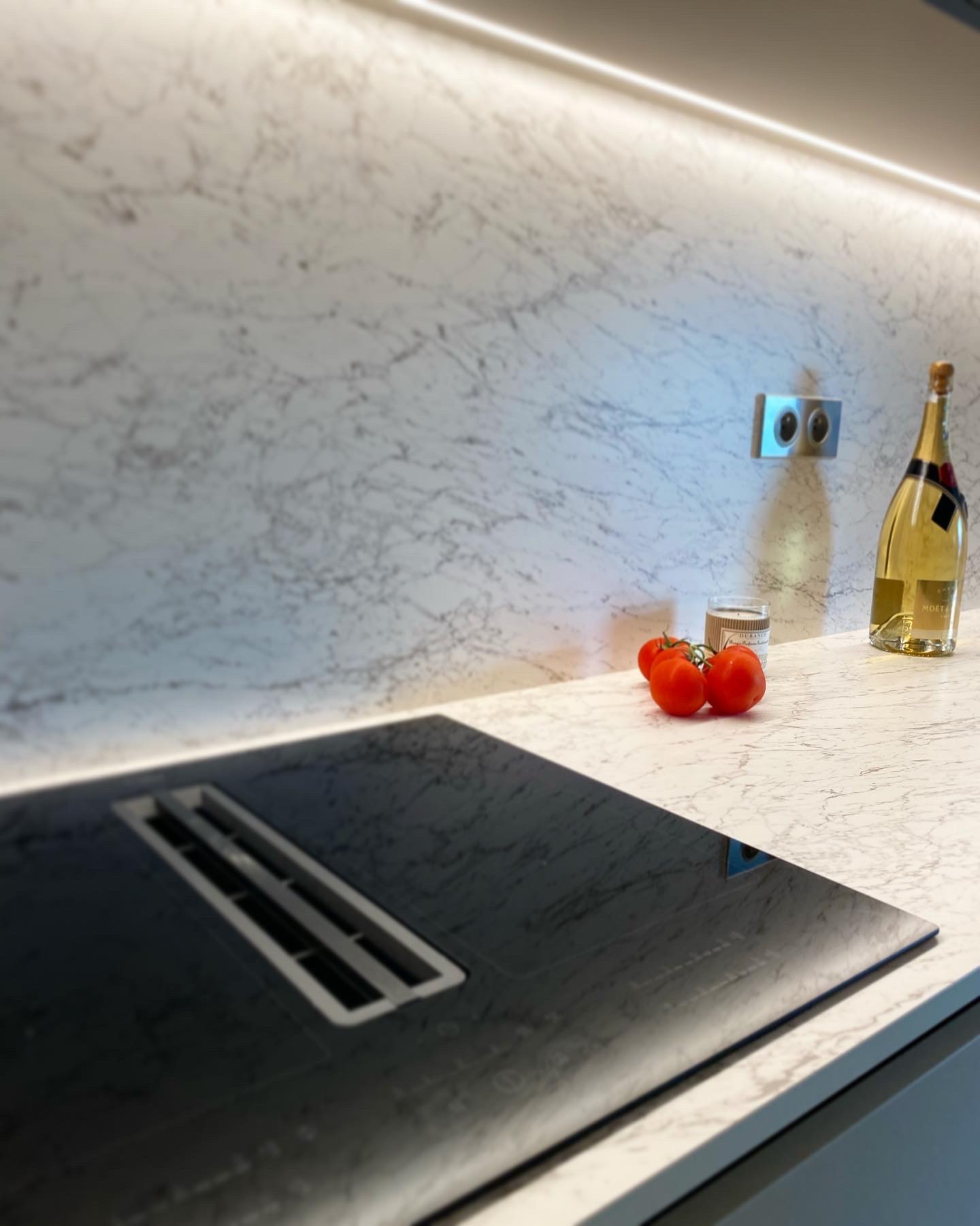 Cuisine plan marbré