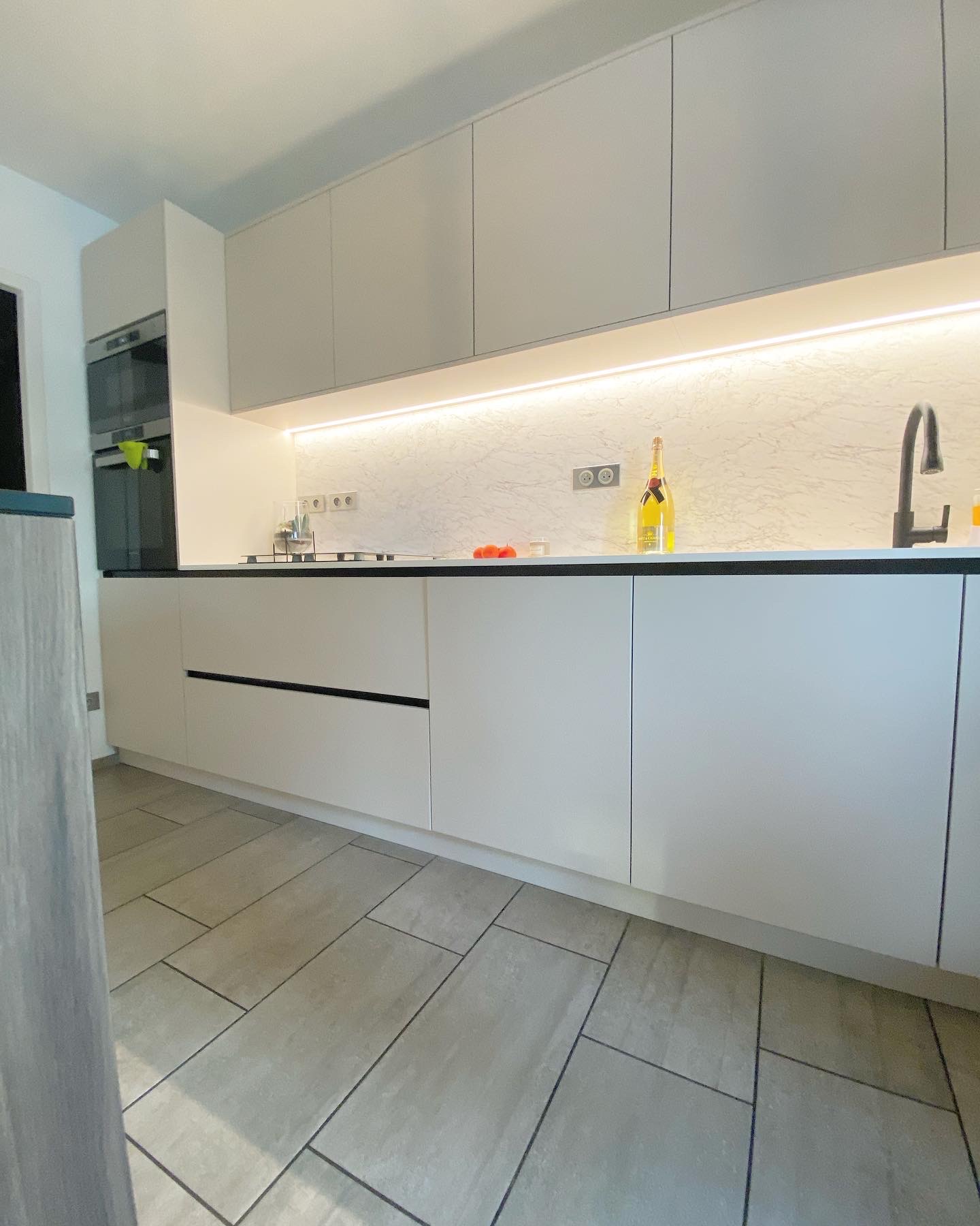 Cuisine plan marbré