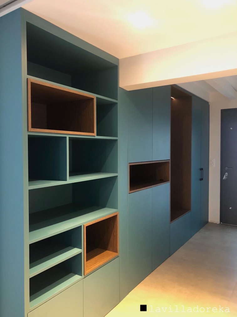 Claustra bois dans une résidence