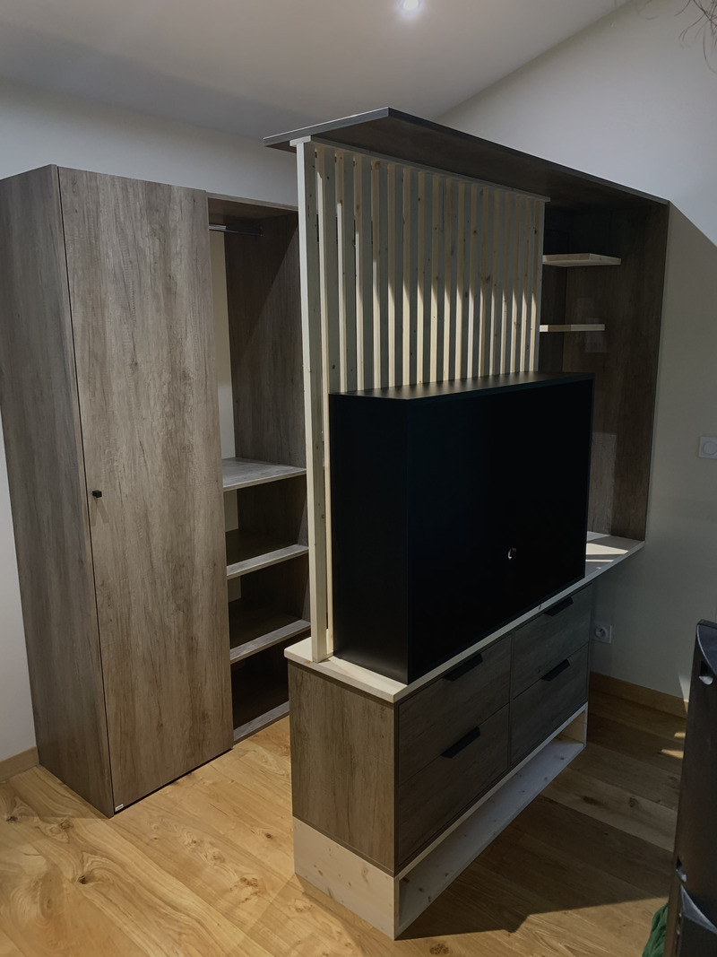 Placard sur-mesure d&rsquo;angle