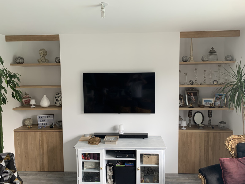 Etageres aluminium / bois