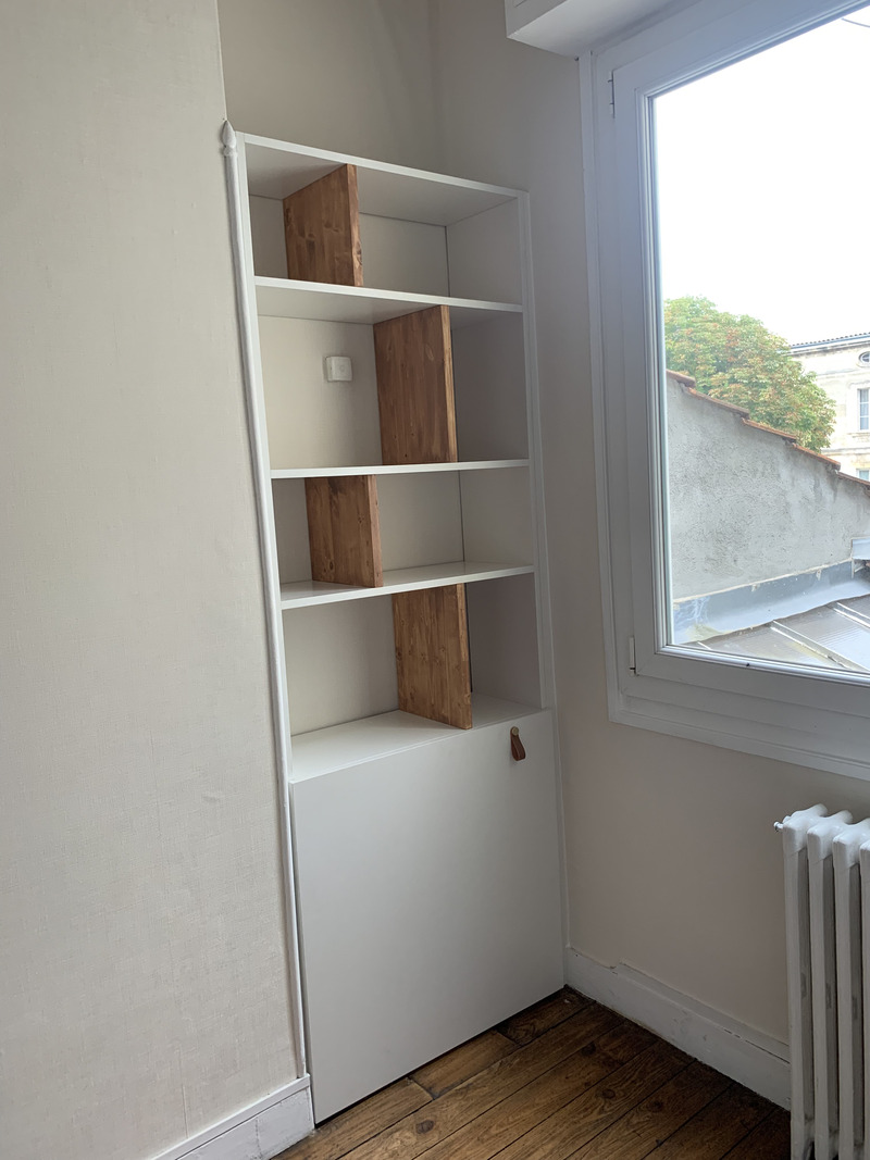 Bibliothèque en chêne massif