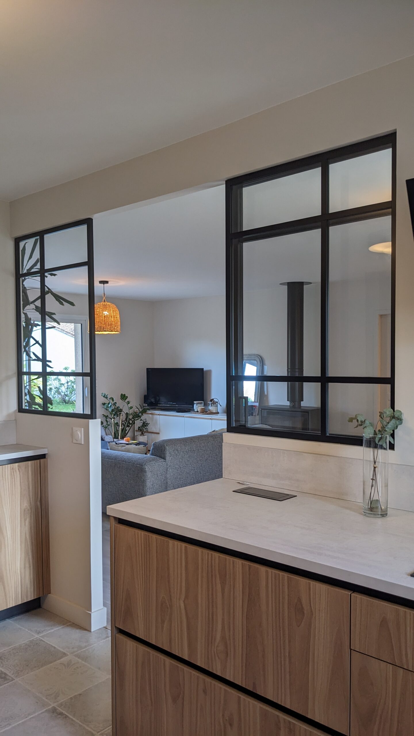 VERRIERE ALU + BLOC PORTE