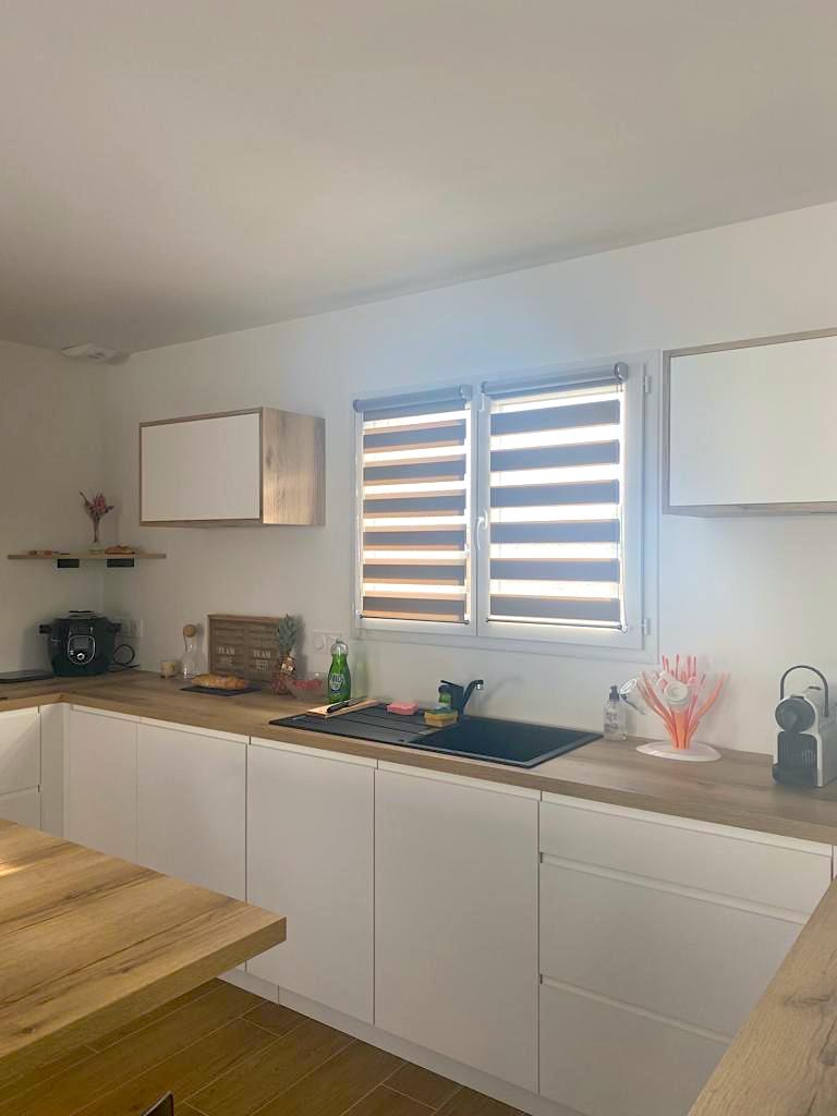 CUISINE AVEC ILOT SUR MESURE